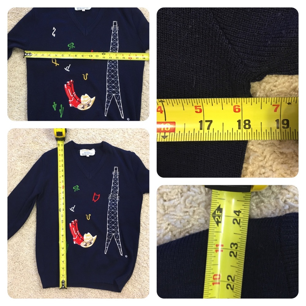 Vintage embroidered “Texas” sweater - Picture 3 of 6